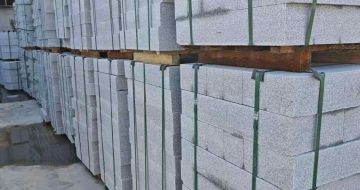 黄山芝麻白路牙石，路侧石