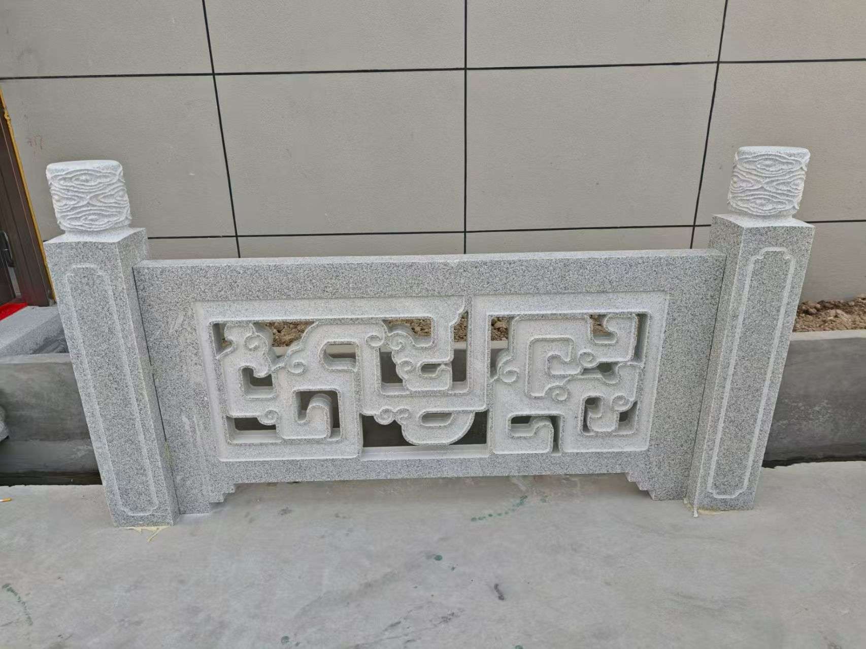 黄山芝麻白河道栏杆 桥栏杆