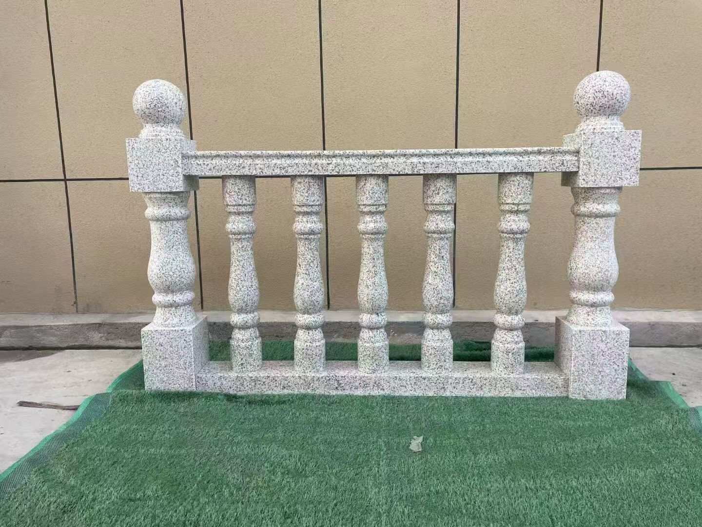 黄山芝麻白阳台栏杆 花岗岩栏杆